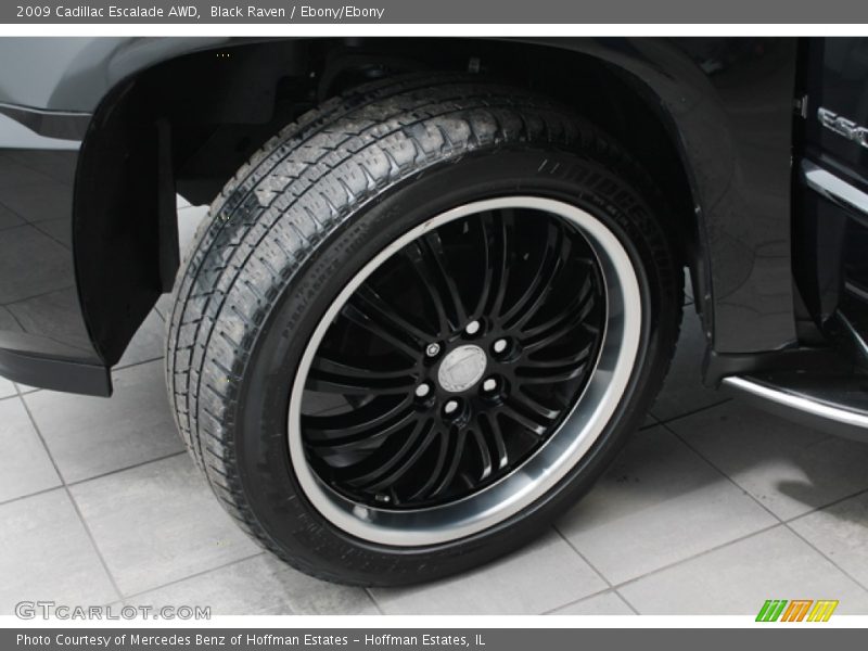 Black Raven / Ebony/Ebony 2009 Cadillac Escalade AWD