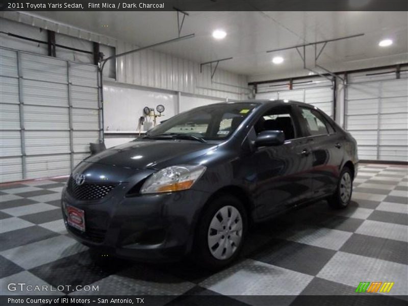Flint Mica / Dark Charcoal 2011 Toyota Yaris Sedan