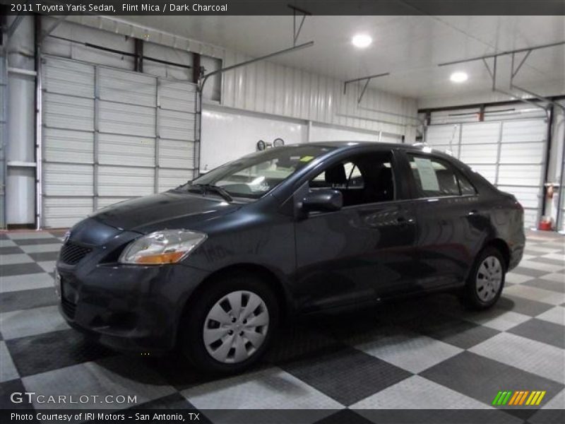 Flint Mica / Dark Charcoal 2011 Toyota Yaris Sedan
