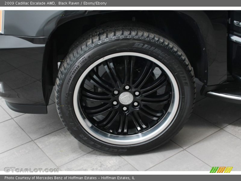Black Raven / Ebony/Ebony 2009 Cadillac Escalade AWD
