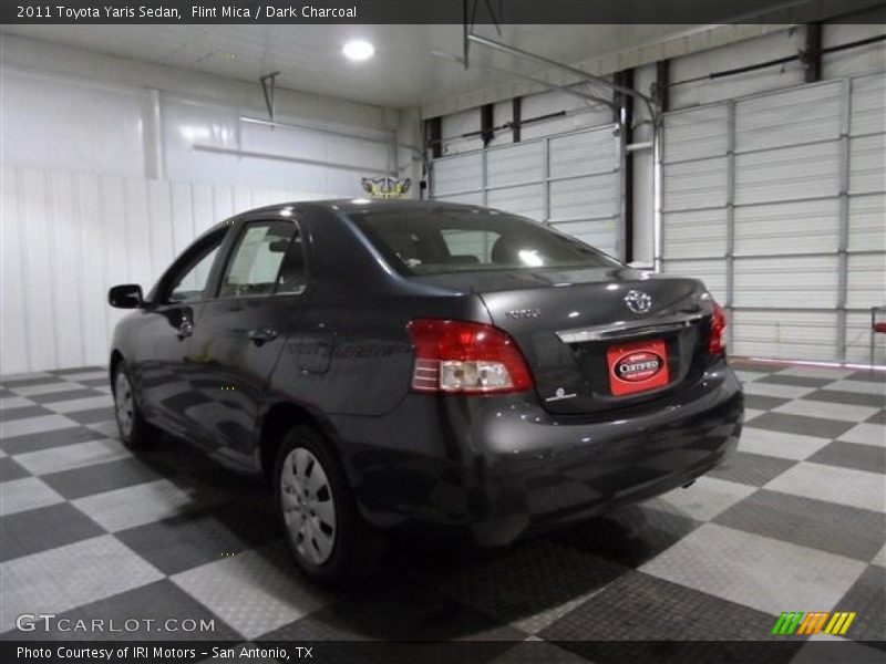 Flint Mica / Dark Charcoal 2011 Toyota Yaris Sedan