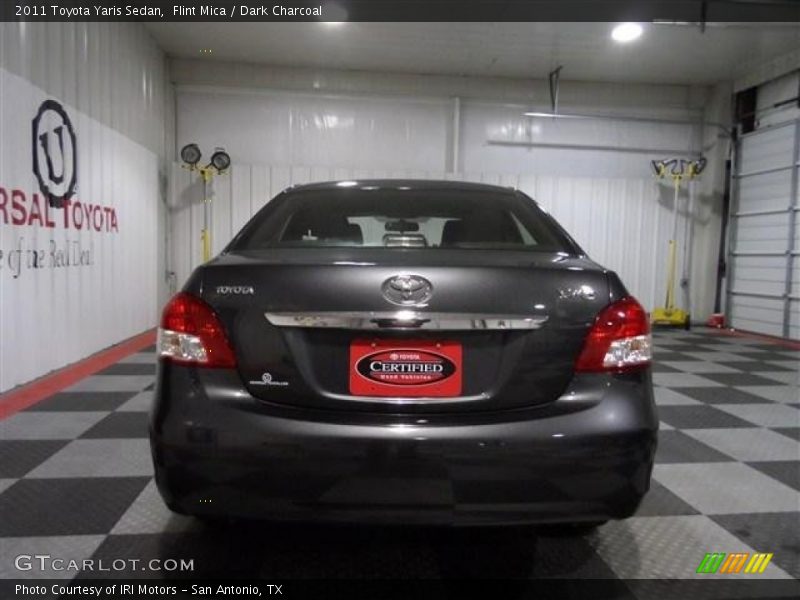 Flint Mica / Dark Charcoal 2011 Toyota Yaris Sedan