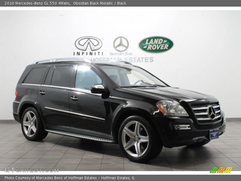 Obsidian Black Metallic / Black 2010 Mercedes-Benz GL 550 4Matic