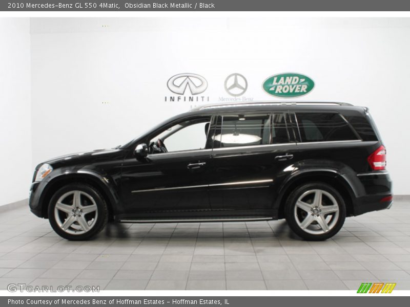 Obsidian Black Metallic / Black 2010 Mercedes-Benz GL 550 4Matic