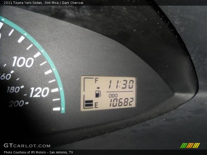 Flint Mica / Dark Charcoal 2011 Toyota Yaris Sedan
