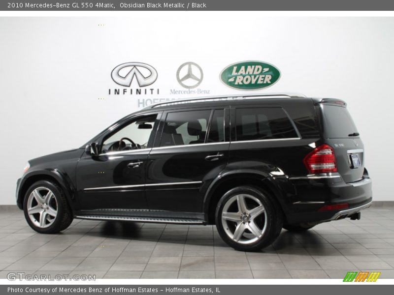 Obsidian Black Metallic / Black 2010 Mercedes-Benz GL 550 4Matic