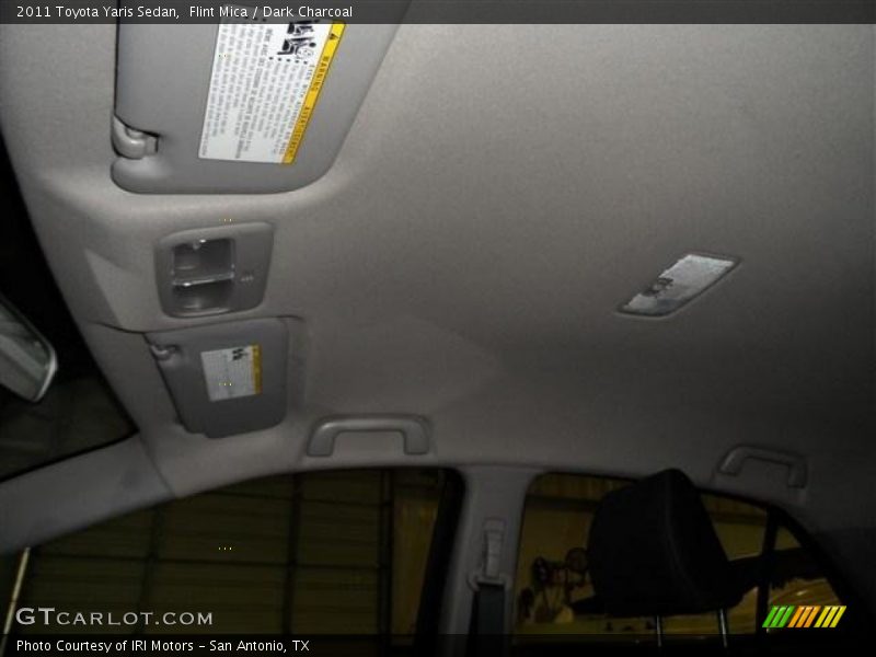Flint Mica / Dark Charcoal 2011 Toyota Yaris Sedan