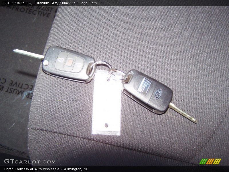 Titanium Gray / Black Soul Logo Cloth 2012 Kia Soul +