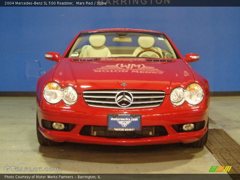 Mars Red / Stone 2004 Mercedes-Benz SL 500 Roadster