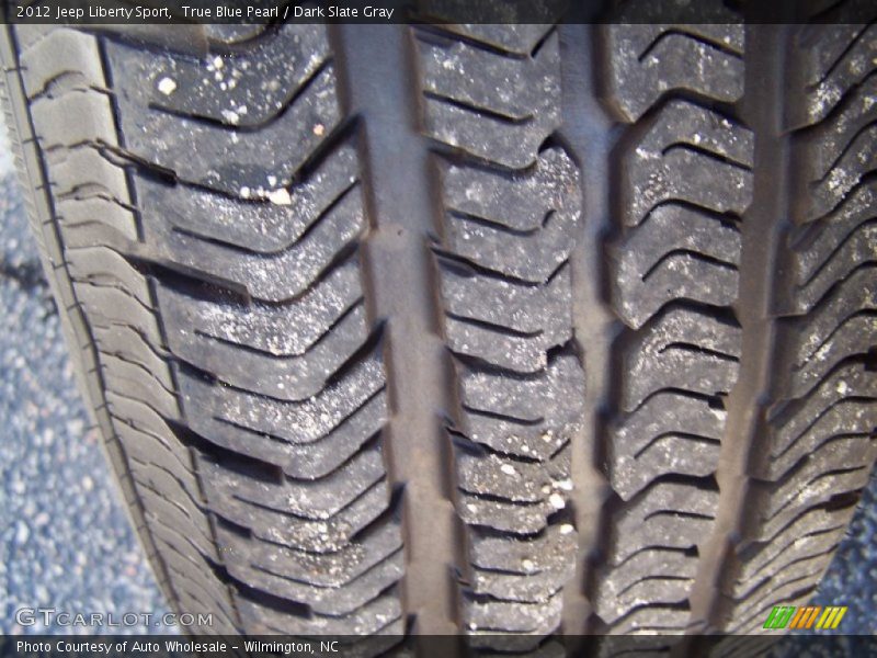 True Blue Pearl / Dark Slate Gray 2012 Jeep Liberty Sport