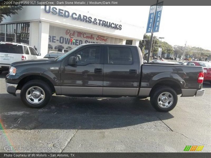 Dark Stone Metallic / Medium/Dark Flint 2006 Ford F150 XLT SuperCrew
