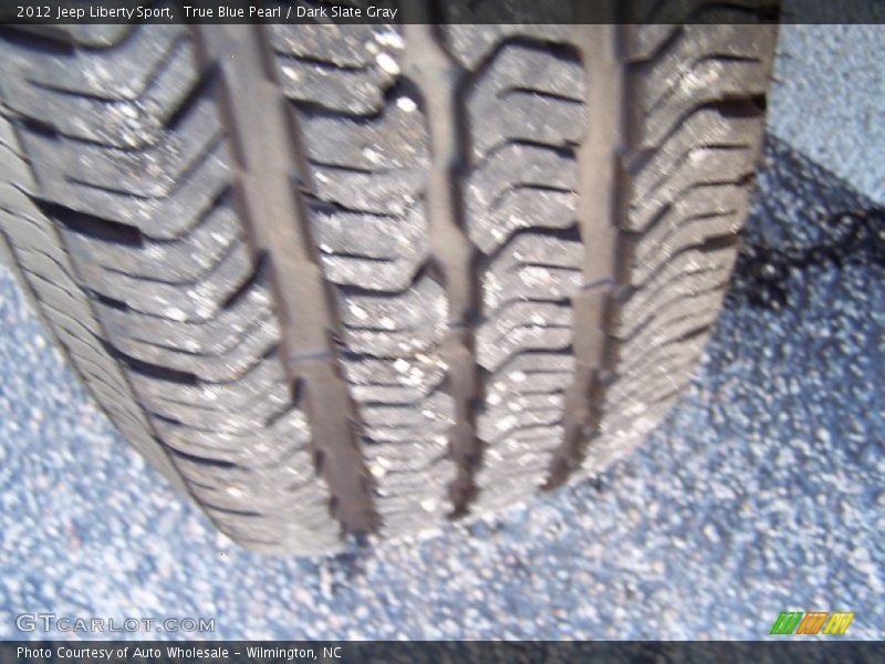True Blue Pearl / Dark Slate Gray 2012 Jeep Liberty Sport