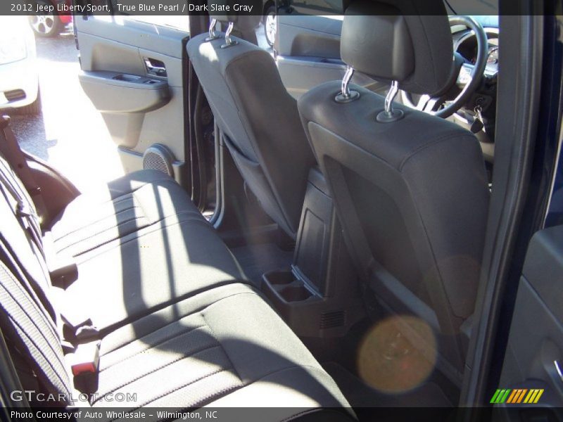 True Blue Pearl / Dark Slate Gray 2012 Jeep Liberty Sport