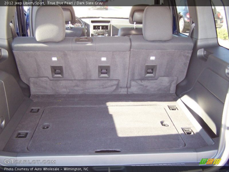 True Blue Pearl / Dark Slate Gray 2012 Jeep Liberty Sport