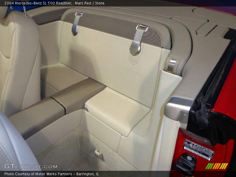Mars Red / Stone 2004 Mercedes-Benz SL 500 Roadster