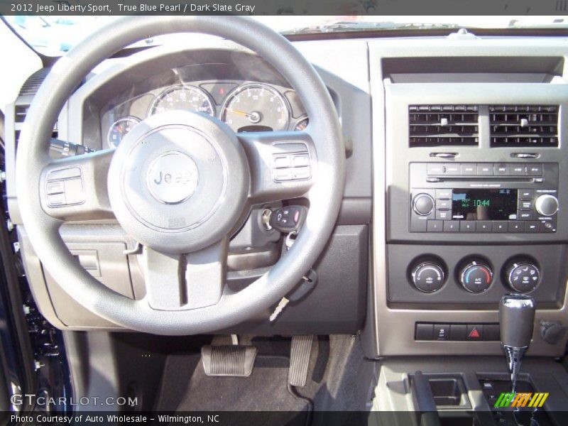 True Blue Pearl / Dark Slate Gray 2012 Jeep Liberty Sport