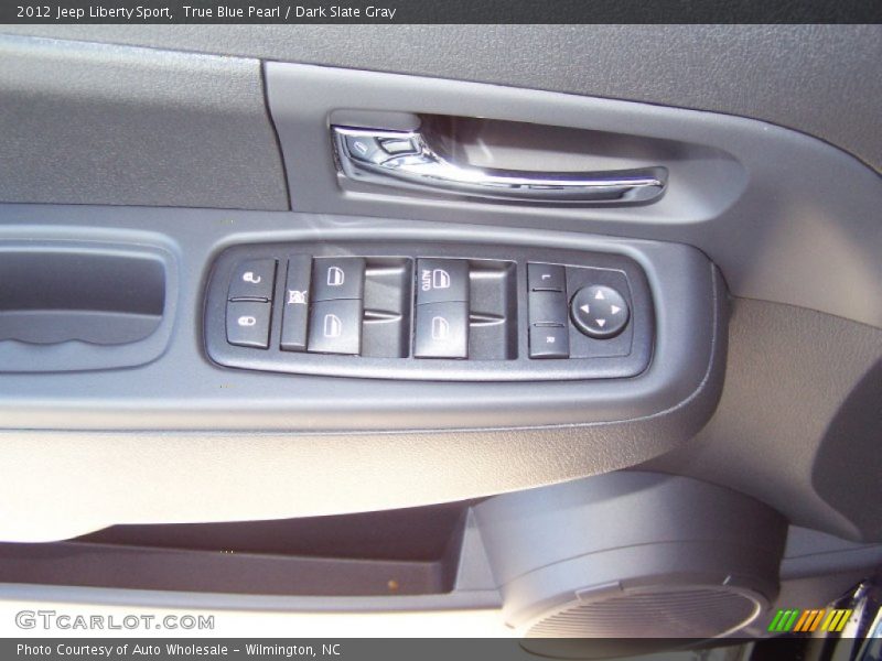 True Blue Pearl / Dark Slate Gray 2012 Jeep Liberty Sport