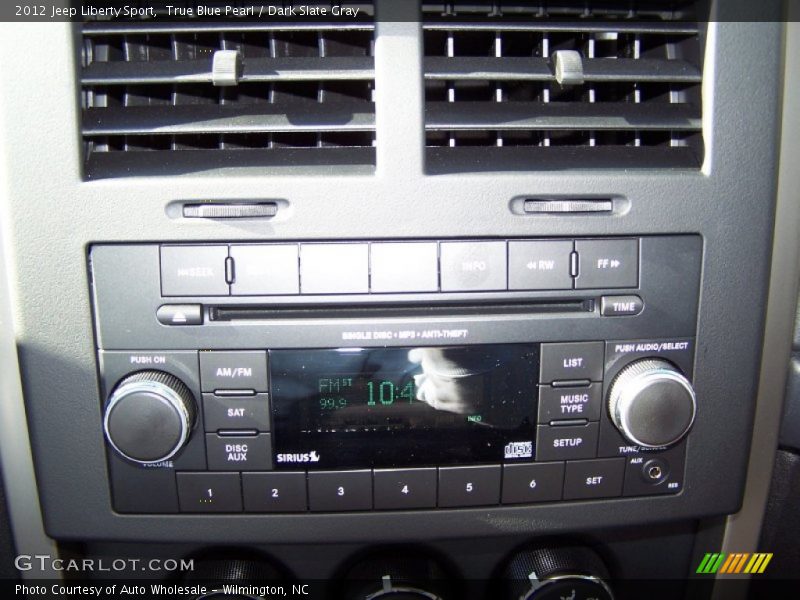 True Blue Pearl / Dark Slate Gray 2012 Jeep Liberty Sport