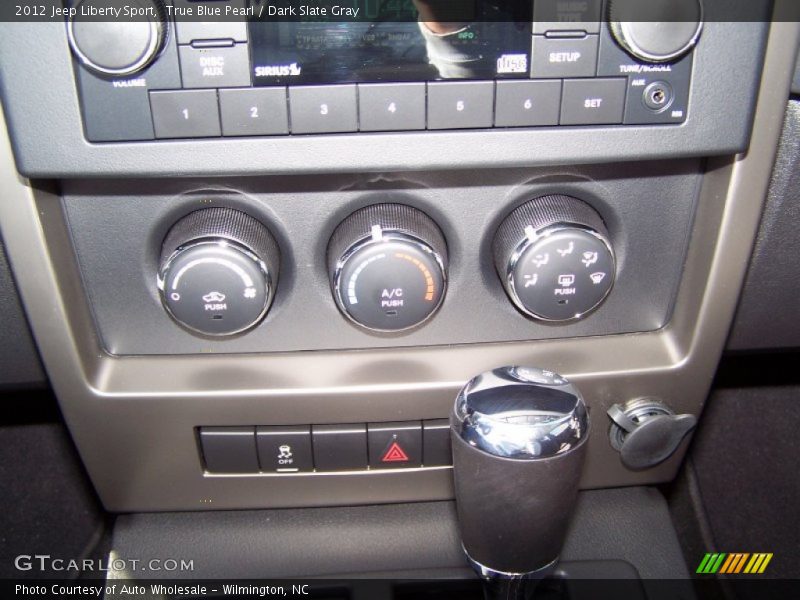 True Blue Pearl / Dark Slate Gray 2012 Jeep Liberty Sport