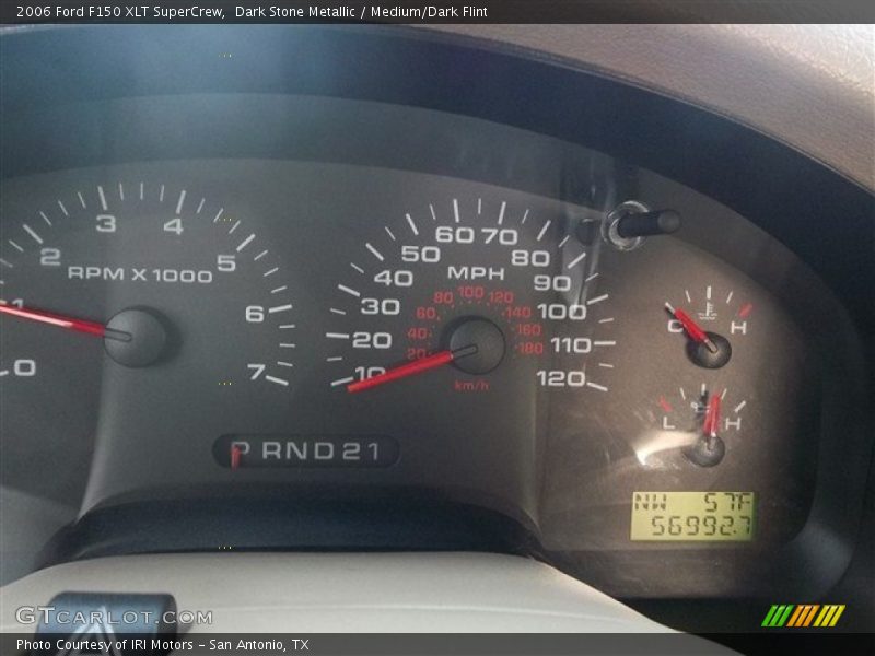 Dark Stone Metallic / Medium/Dark Flint 2006 Ford F150 XLT SuperCrew