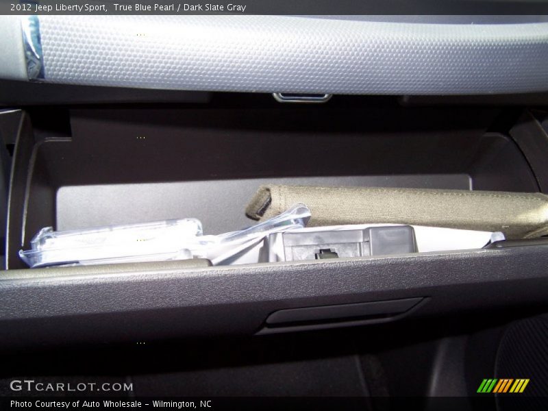True Blue Pearl / Dark Slate Gray 2012 Jeep Liberty Sport