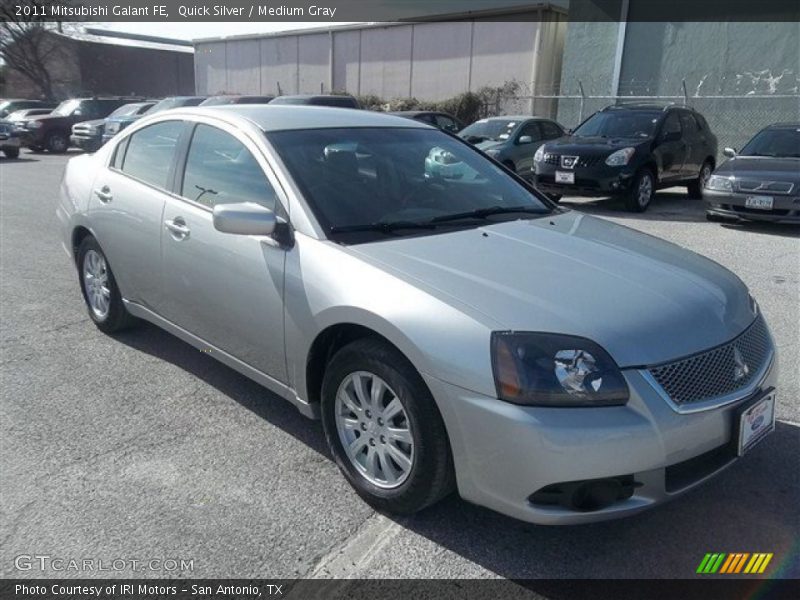 Quick Silver / Medium Gray 2011 Mitsubishi Galant FE