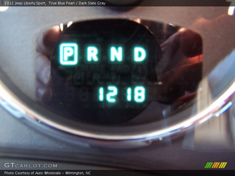 True Blue Pearl / Dark Slate Gray 2012 Jeep Liberty Sport