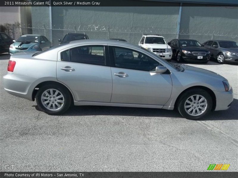 Quick Silver / Medium Gray 2011 Mitsubishi Galant FE