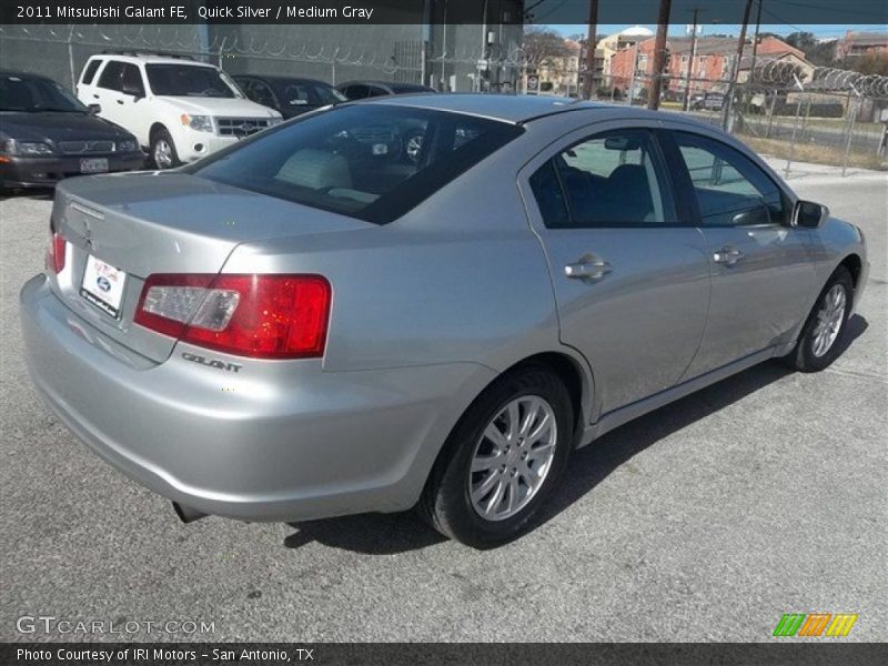 Quick Silver / Medium Gray 2011 Mitsubishi Galant FE