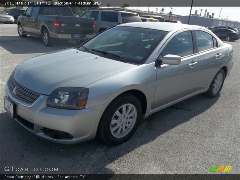 Quick Silver / Medium Gray 2011 Mitsubishi Galant FE