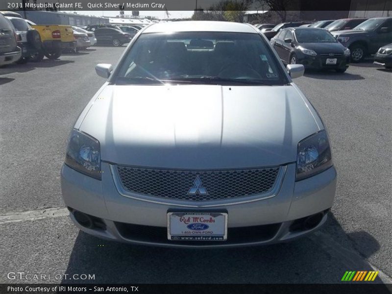 Quick Silver / Medium Gray 2011 Mitsubishi Galant FE