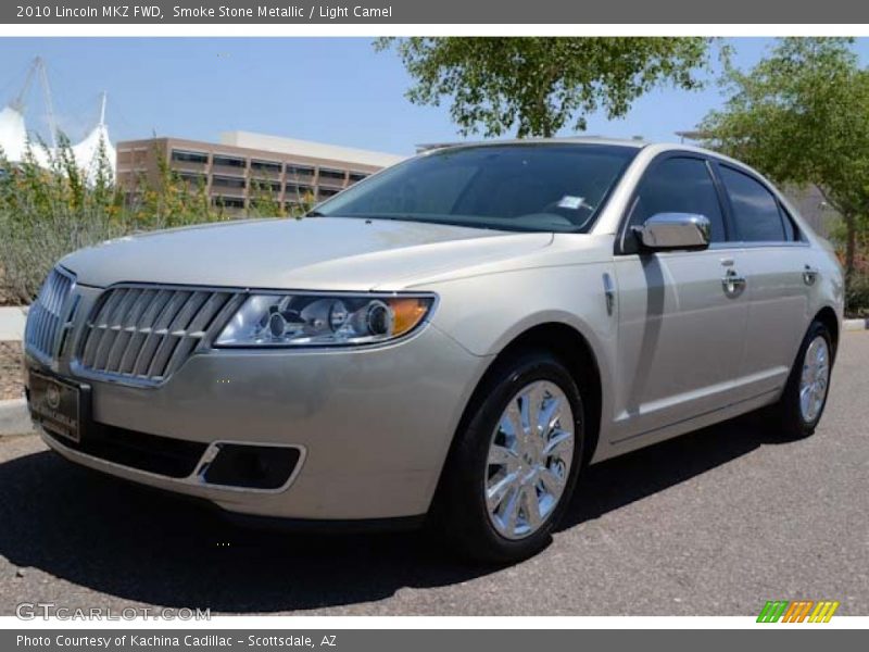 Smoke Stone Metallic / Light Camel 2010 Lincoln MKZ FWD