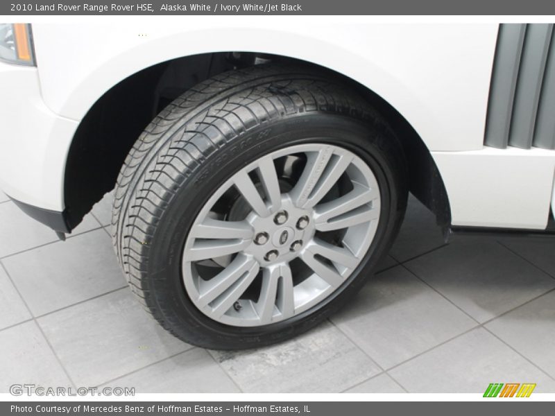 Alaska White / Ivory White/Jet Black 2010 Land Rover Range Rover HSE