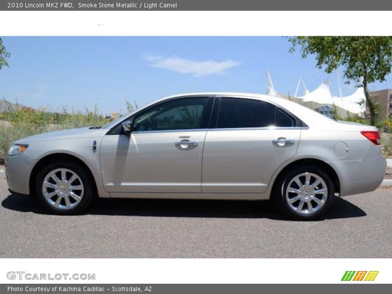 Smoke Stone Metallic / Light Camel 2010 Lincoln MKZ FWD