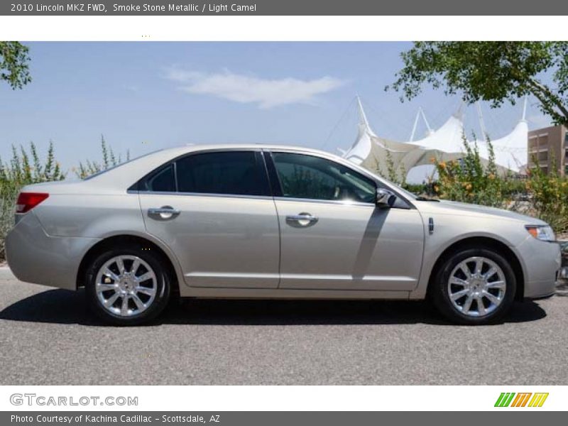 Smoke Stone Metallic / Light Camel 2010 Lincoln MKZ FWD