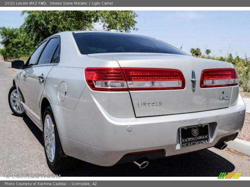 Smoke Stone Metallic / Light Camel 2010 Lincoln MKZ FWD