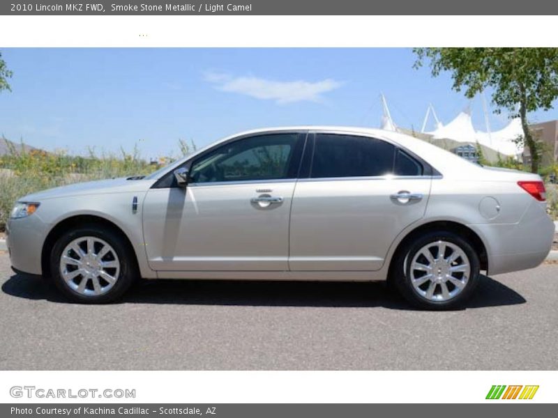 Smoke Stone Metallic / Light Camel 2010 Lincoln MKZ FWD