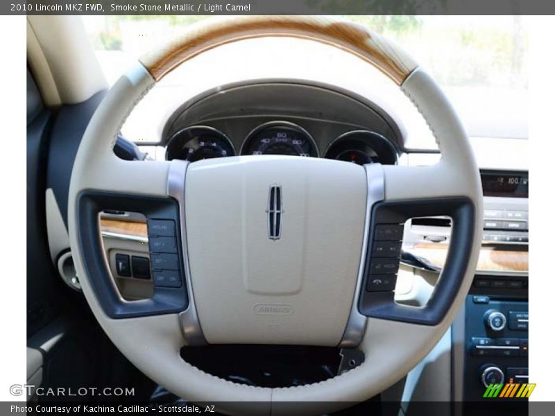 Smoke Stone Metallic / Light Camel 2010 Lincoln MKZ FWD