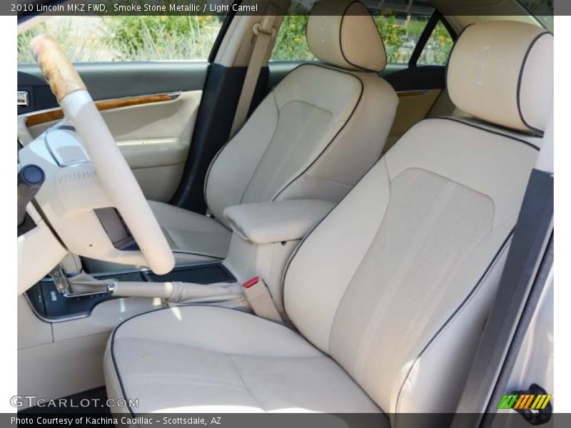 Smoke Stone Metallic / Light Camel 2010 Lincoln MKZ FWD