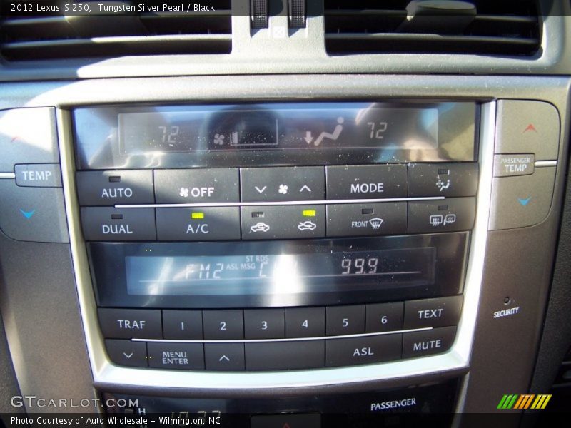 Tungsten Silver Pearl / Black 2012 Lexus IS 250