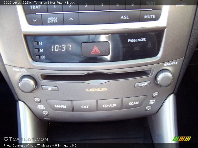 Tungsten Silver Pearl / Black 2012 Lexus IS 250