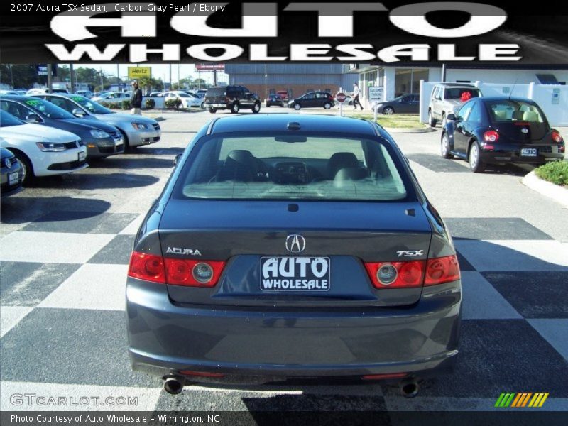 Carbon Gray Pearl / Ebony 2007 Acura TSX Sedan