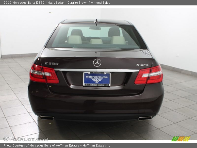 Cuprite Brown / Almond Beige 2010 Mercedes-Benz E 350 4Matic Sedan