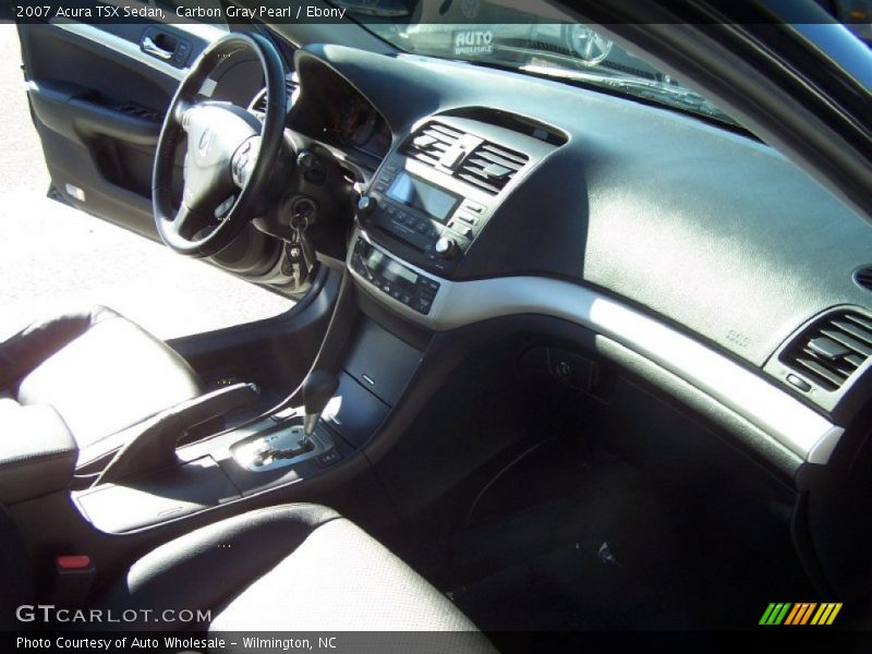 Carbon Gray Pearl / Ebony 2007 Acura TSX Sedan