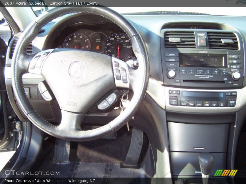 Carbon Gray Pearl / Ebony 2007 Acura TSX Sedan