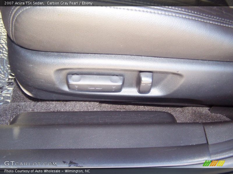 Carbon Gray Pearl / Ebony 2007 Acura TSX Sedan