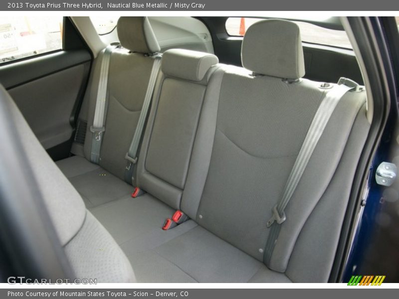 Nautical Blue Metallic / Misty Gray 2013 Toyota Prius Three Hybrid