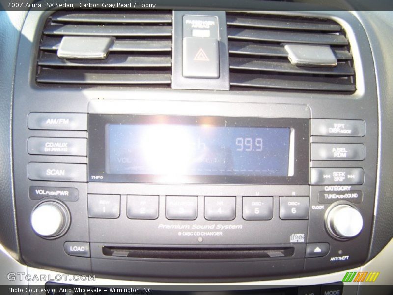 Carbon Gray Pearl / Ebony 2007 Acura TSX Sedan