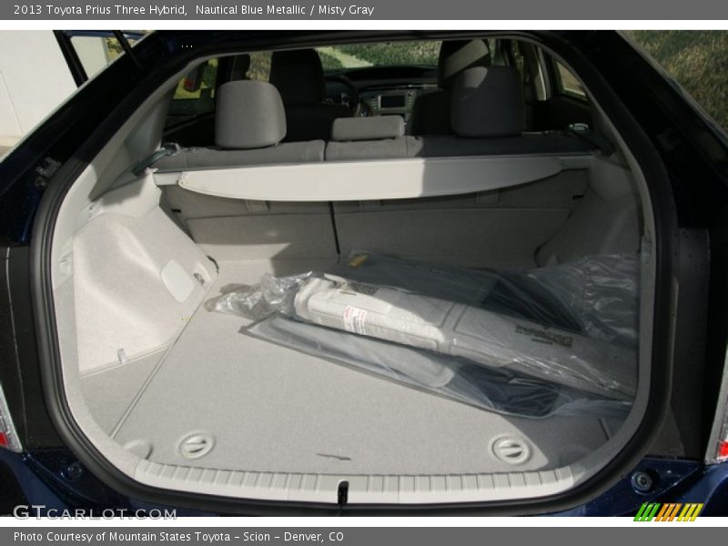 Nautical Blue Metallic / Misty Gray 2013 Toyota Prius Three Hybrid