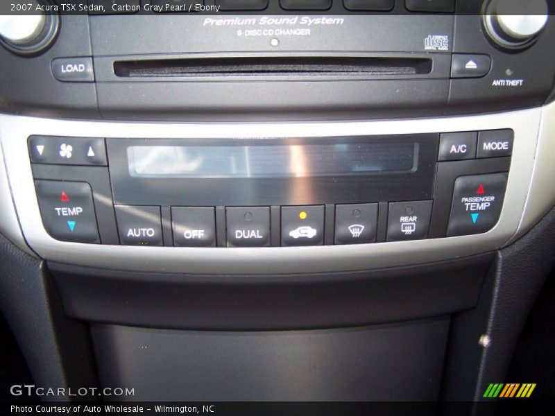 Carbon Gray Pearl / Ebony 2007 Acura TSX Sedan